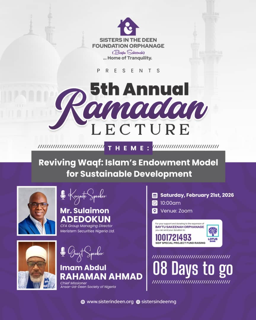 Ramadan Lecture Flyer